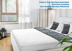 PlushDeluxe Bamboo Waterproof Mattress Protector, Twin Size, Ultra Soft - Image 6