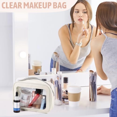 YOPCDJ 6PCS Clear Toiletry Bag, TSA Approved Travel Pouch - Image 2