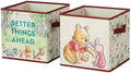 Disney Winnie the Pooh Storage Cubes, 10x10 Collapsible Cube Organizer Baskets by IdeaNuovaCharacterShop