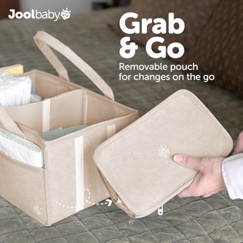 Jool Baby Tag-Along Diaper Caddy – Nursery Storage Organizer - Image 5