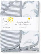 Burt's Bees Baby Infant Hooded Towels, Unisex Bath Essentials - Image 2