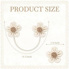 VIS'V Curtain Tiebacks, Twisted Boho Curtain Holdbacks - Image 4