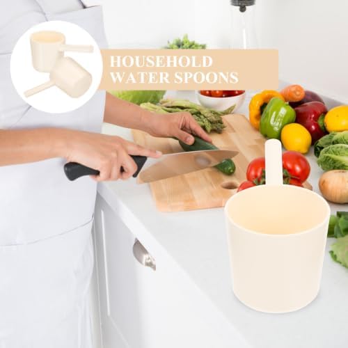 2pcs Plastic Water Dipper with Long Handle, PP Bath Scoop - Image 4