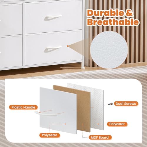 Sweetcrispy 7 Drawer Dresser Storage Organizer - Image 4