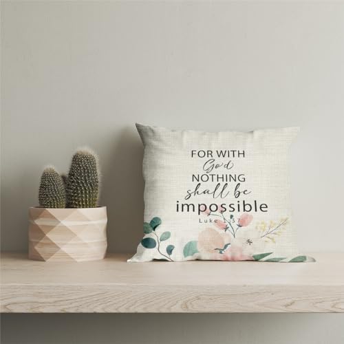 KongMoTree Bible Verse Throw Pillow Case, Blessing Gift, Scripture Art - Image 3