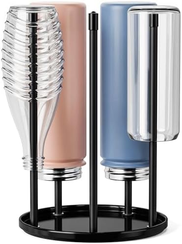 niffgaff Bottle Drying Rack – Ceramic Base Bottle Organizer by niffgaff