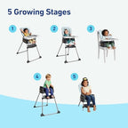 Graco Made2Grow 5-in-1 Convertible Highchair Adjustable Baby to Toddler Seat - Image 2
