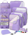 OlarHike 8 Set Packing Cubes for Travel, Gifts for Women Mom, Anti-Tearing by OlarHike