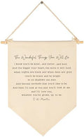 Nursery Wall Hanging Banner-Literature Theme-Baby, Shower Birthday Christmas by Sioial