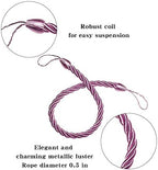 BEL AVENIR Curtain Tiebacks Ropes Tie-Backs, Handmade Holdbacks - Image 2