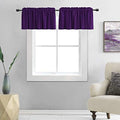 DONREN Royal Purple Window Valances by DONREN