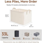 StorageWorks Fabric Storage Bins, Storage Basket - Image 2