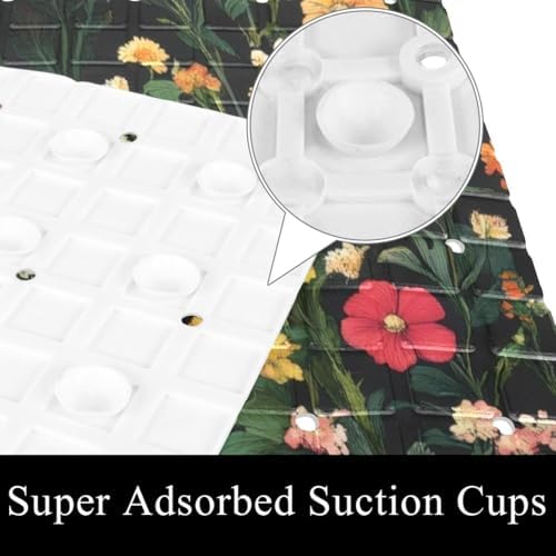 Non Slip Bathtub and Shower Mat 26.8x15.1 inch, Bath Mat - Image 3