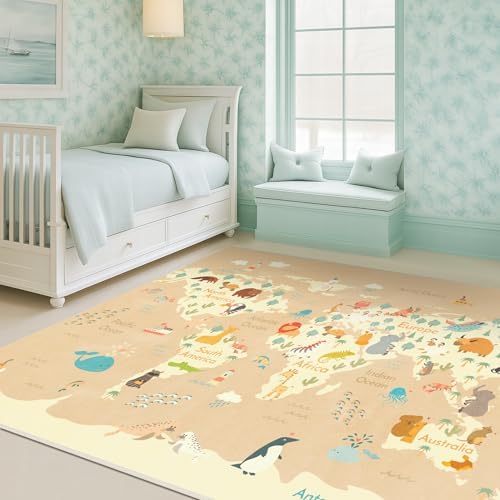 Hazo Haus Washable Kids Playroom Rug - Image 3