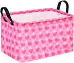 MAIZMZ Girls Storage Basket Heart Print Storage Cube by MAIZMZ