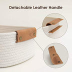 CHICVITA 3 Pack Woven Rope Gift Basket - Image 6