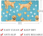 Bathtub Mat Non Slip 26.8x15.1In, Dogs Bath Mat - Image 4