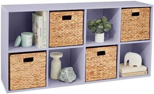 Best Choice Products Kids Bookcase 8-Cube Storage Organizer, 13.5in Shelf by Unknown