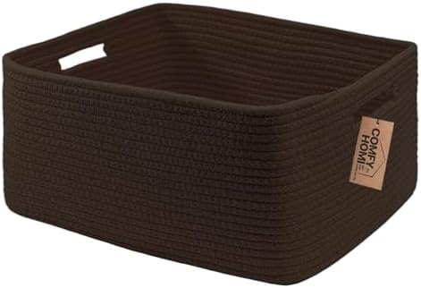 COMFY-HOMI Cotton Rope Woven Basket by COMFY-HOMI