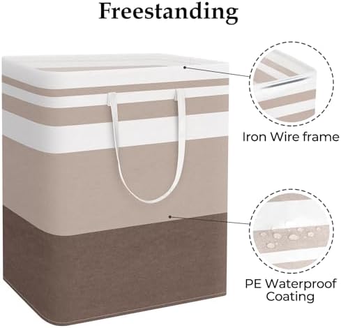StorageRight Laundry Basket Hamper, 125L Collapsible Clothes Storage - Image 3