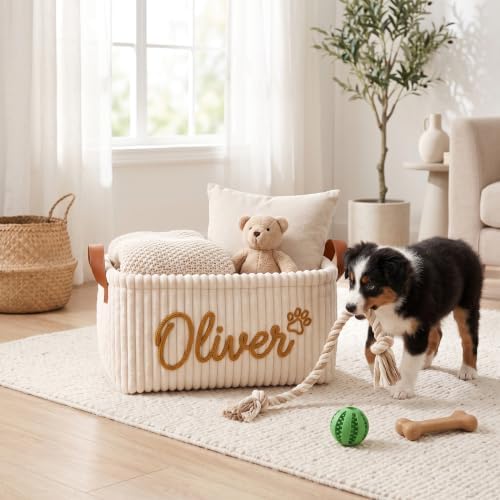Personalized Dog Toy Basket - Image 6