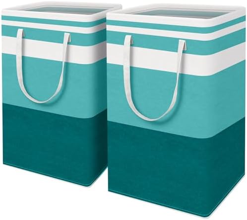 HomeHacks 2 Pack Large Laundry Baskets, Laundry Hampers Bags by HomeHacks