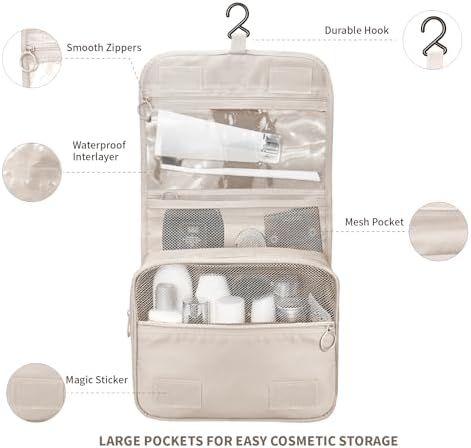 Lcsmaokin Large Capacity Toiletry Bag Travel Bag - Image 3