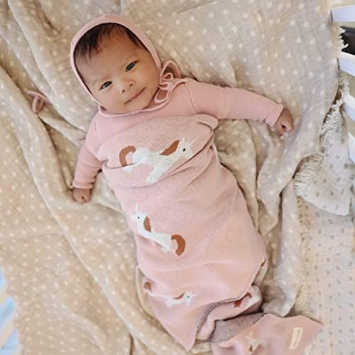 Baby Swaddle Blanket for Girls 100% Cotton Buttery Soft Cozy Receiving Swaddle - Image 2