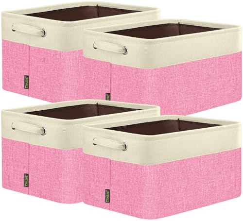 BALEINE 4 Pack Fabric Closet Storage Bins by BALEINE