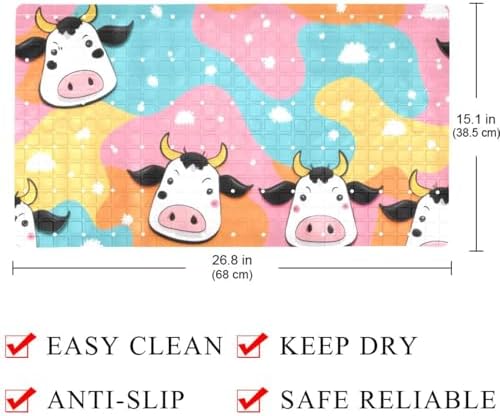 Baby Bath Mat Non Slip 26.8"x15.1" Bathtub Mat - Image 4