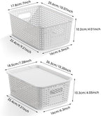 ORGIDOL Plastic Storage Basket - Image 7