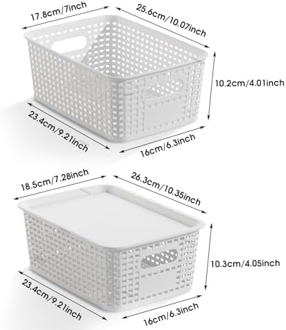 ORGIDOL Plastic Storage Basket - Image 7