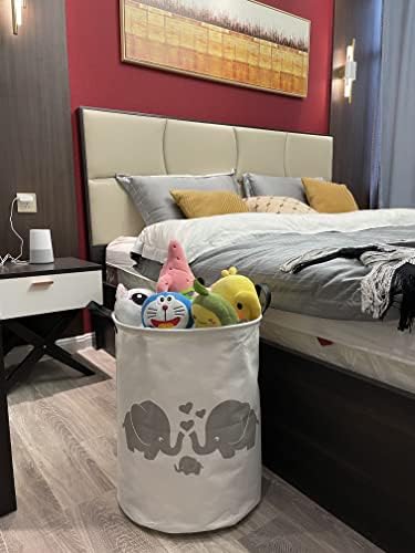 ESSME Baby Laundry Basket, Elephant Hamper，Baby Hamper - Image 5