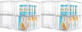 Vtopmart 8 Pack Stackable Clear Pantry Storage Drawers by Vtopmart