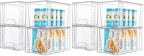Vtopmart 8 Pack Stackable Clear Pantry Storage Drawers by Vtopmart
