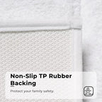GRANNY SAYS White Bathroom Rug, Cute Bath Mat - Image 6