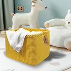 COMFY-HOMI Cotton Rope Woven Basket - Image 3