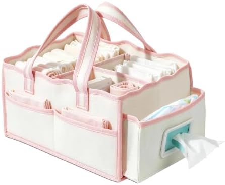 Felt Diaper Caddy Organizer by BOPHILI