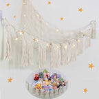 Large Stuffed Animal Hammock or Net, Macrame Boho Toy Hammock by badigo