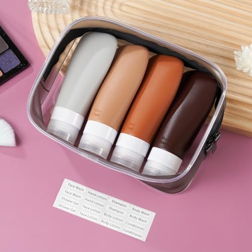INSFIT Travel Bottles for Toiletries, TSA Approved 3oz Travel Size Containers - Image 7