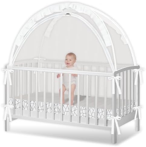 Crib Tent - Crib Net to Keep Baby in, Stop Baby from Climbing Out of Crib by Unknown