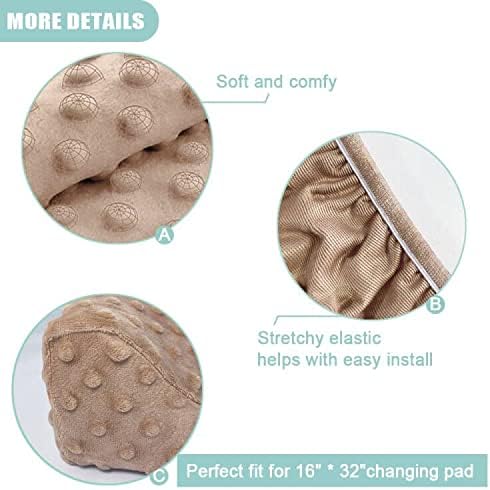 Owlowla 2Pack Changing Pad Cover Soft Minky Table Sheets Baby Boys Girls - Image 3