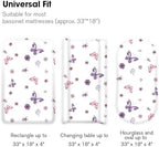 Little Grape Land Bassinet Sheets 3 Pack, Ultra Soft Baby Bassinet Fitted Sheets - Image 3