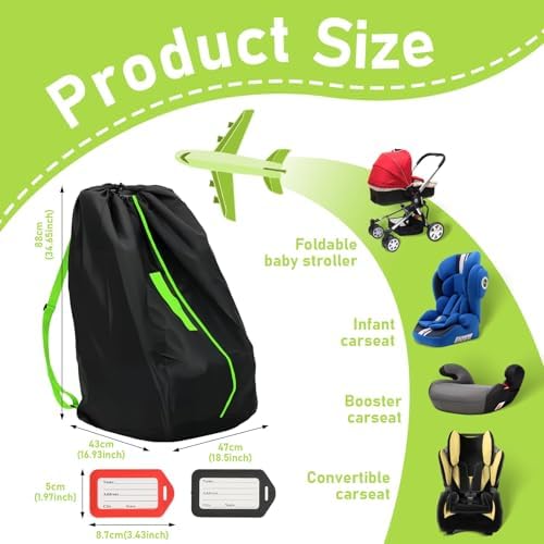 2Pcs Car Seat Bags For Airplane Travel - Image 2
