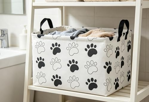 Essme Rectangular Dog Basket, Cute Storage Basket - Image 6