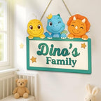 Personalized Dinosaur Nursery Wall Decor - Image 2