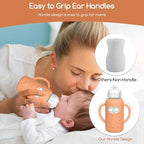 4 Pack Silicone Sleeves for Dr. Brown's Glass Baby Bottles, Anti Breakage Baby - Image 3