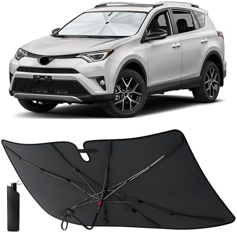 EcoNour Foldable Windshield Sun Shade & Window Tint Fit by EcoNour