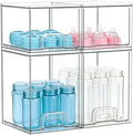 Baby Bottle Organizer, 4 Drawers Stackable Acrylic Storage by Gajiuhon