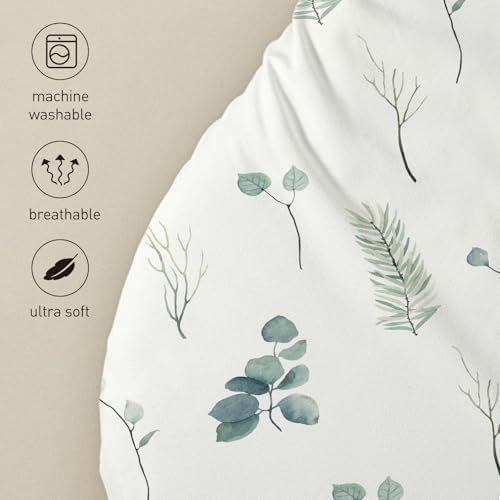 Baby Bassinet Sheets 4 Pack, Fits Rectangle Round Oval Hourglass Mattress - Image 4